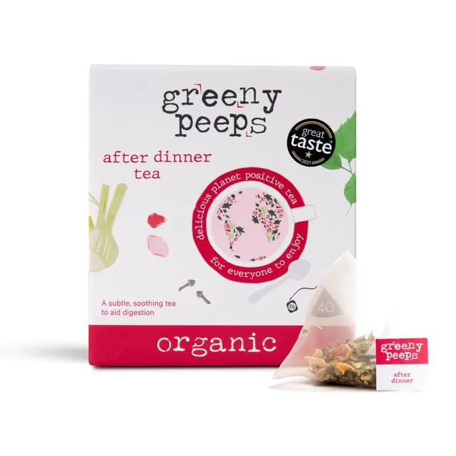 Organic After Dinner Tea - Value Pack - 40 pyramid bags