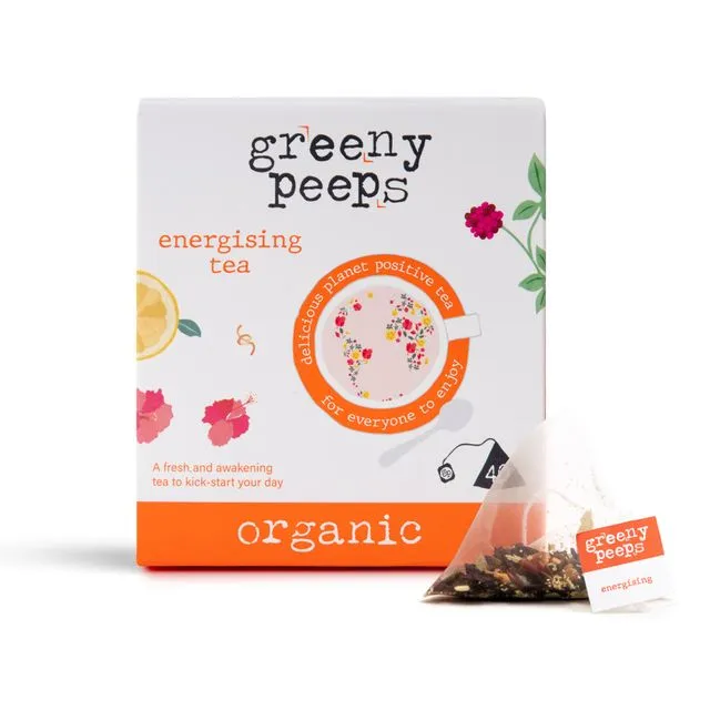 Organic Energising Tea - Value Pack - 40 pyramid bags