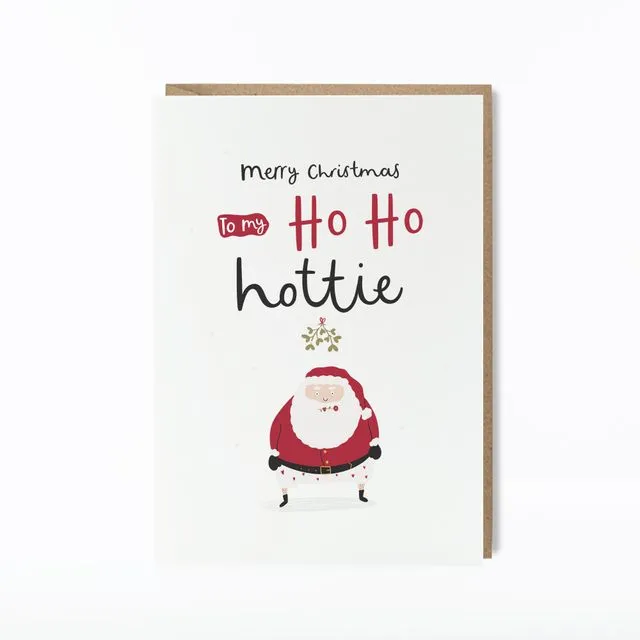 Ho Ho Hottie Christmas Card