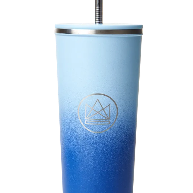 Neon Kactus Insulated Coffee Cups 24oz - Good Vibrations (Blue / Blue)