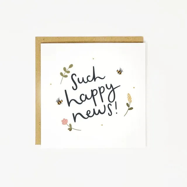 Such Happy News Card