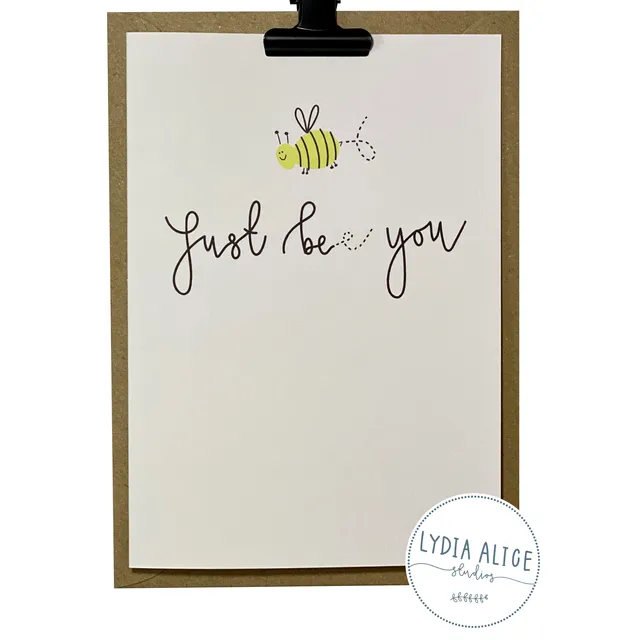 Bee You Greetings Card | Eco Friendly | Support Card