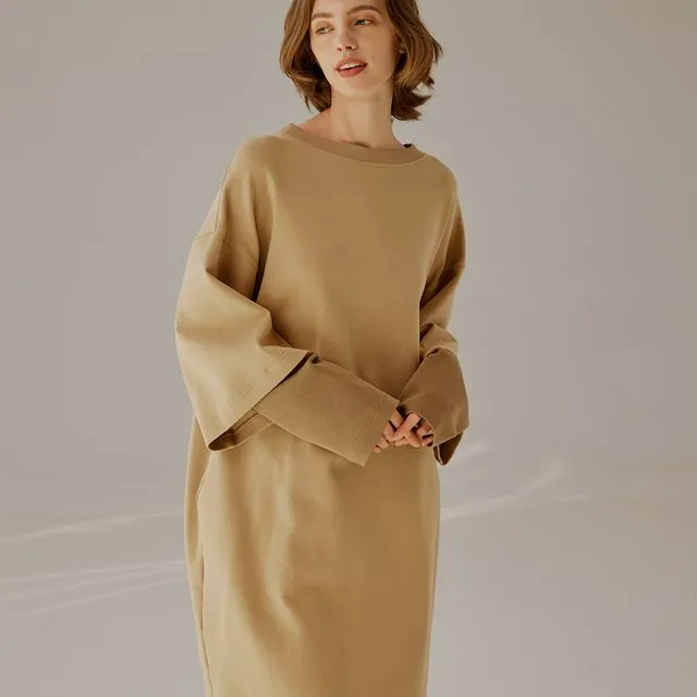 Double-Layer Long Sleeve Dress