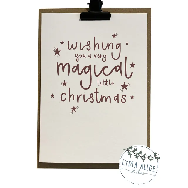 Magical Christmas Greetings Card | Eco Friendly | Festive