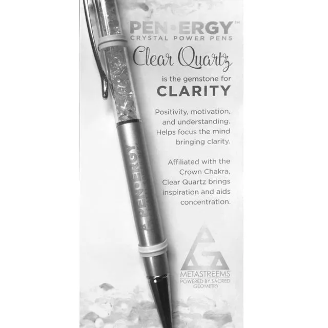 Clear Quartz Crystal PenErgy - Clarity