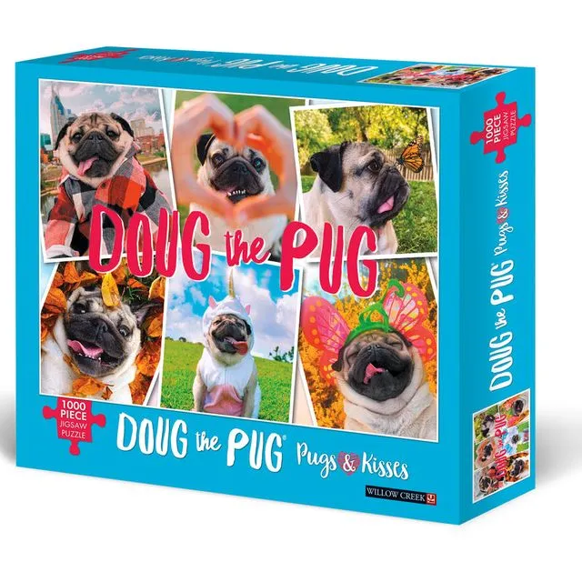 Doug the Pug®: Pugs &amp; Kisses 1000-Piece Puzzle