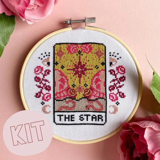 'The Star' Tarot Cross Stitch Kit