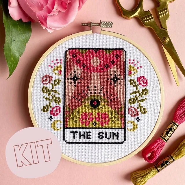 'The Sun' Tarot Cross Stitch Kit