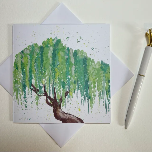 Willow Tree Greetings Card