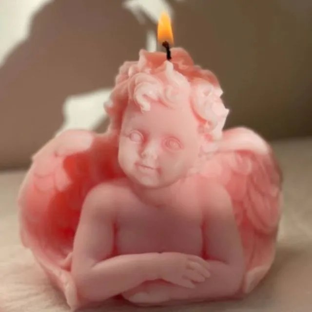 Cupid Candle Pink