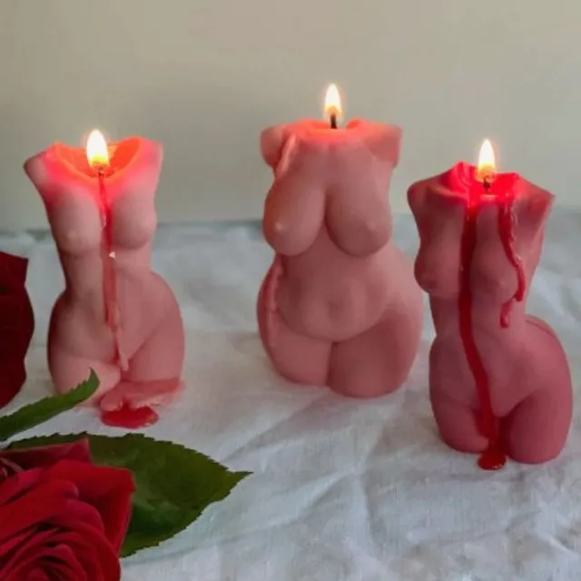 Trio of Body Candles