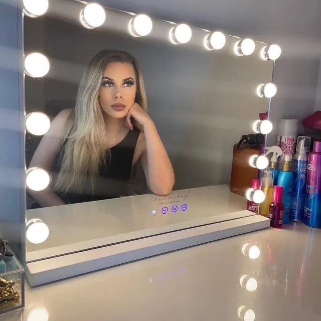 Hollywood Style Makeup Mirror with LED Lights