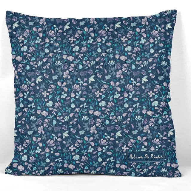 Floral Pillowcase, Blue Throw Pillows For Couch