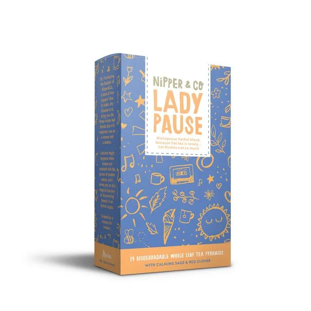 Menopause Support Herbal Tea, Caffeine free herbal infusion, Lady Pause