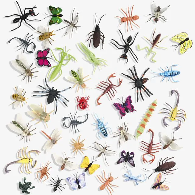 50 fake insects