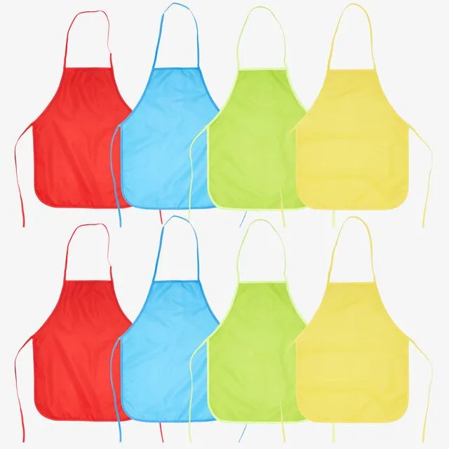 8 kids’ painting aprons