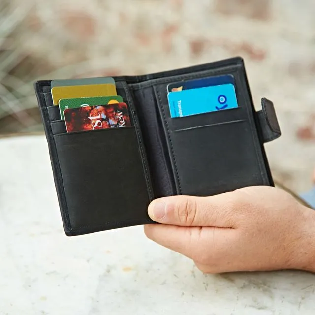 Buffalo Leather Handmade Credit Card Wallet