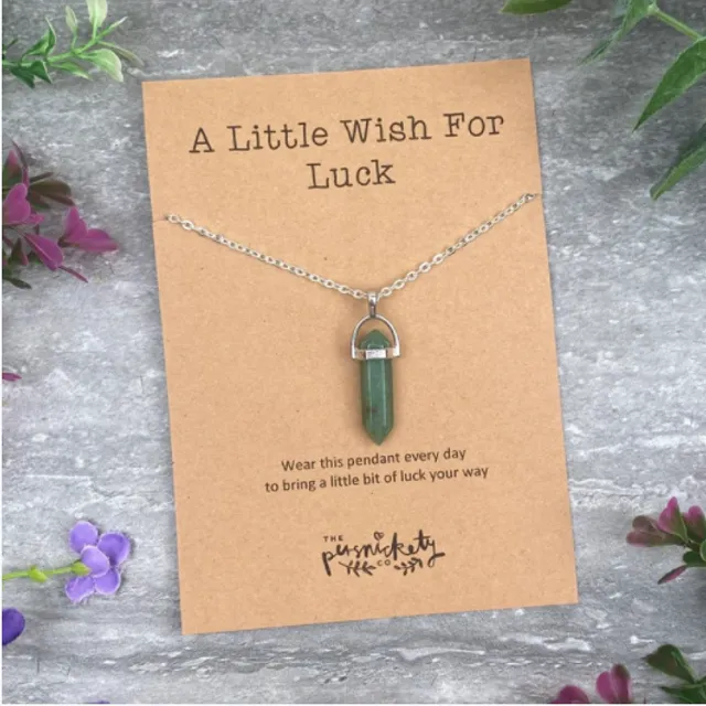 A Little Wish For Luck Crystal Necklace