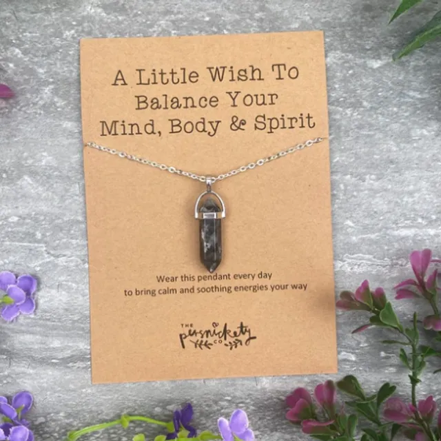 A Little Wish For Balance Crystal Necklace