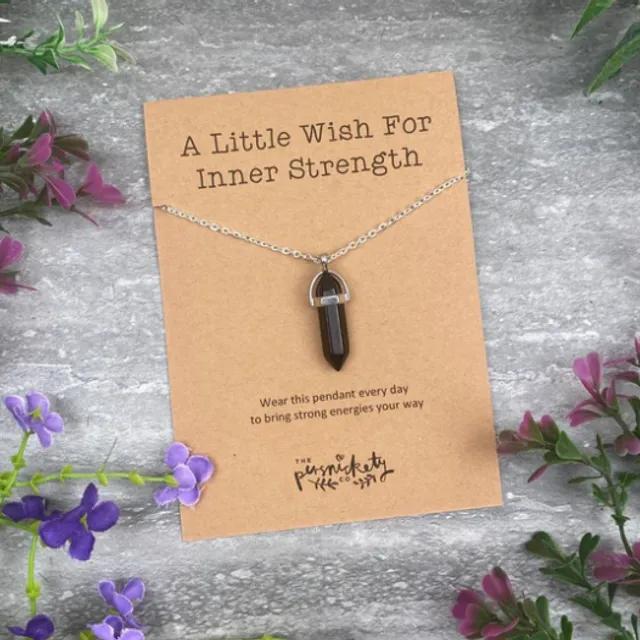 A Little Wish For Inner Strength Crystal Necklace