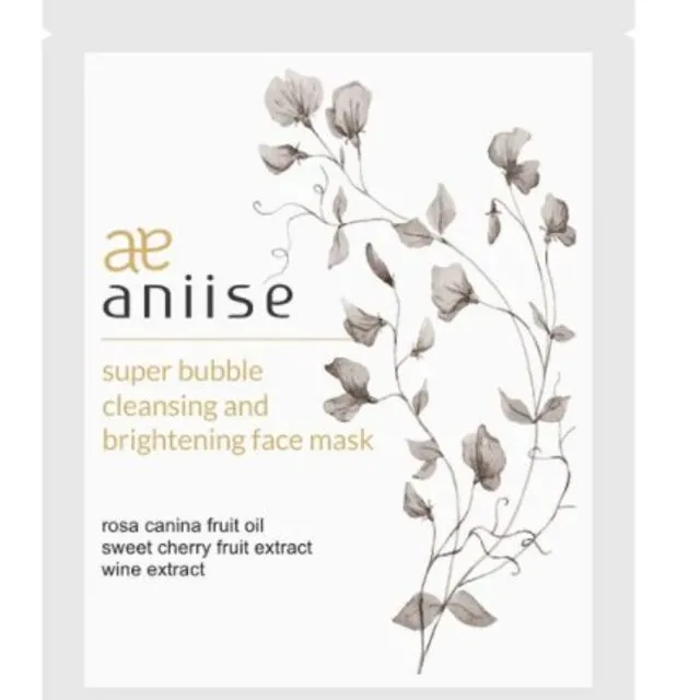SUPER BUBBLE CLEANSING AND ILLUMINATING FACE SHEET MASK