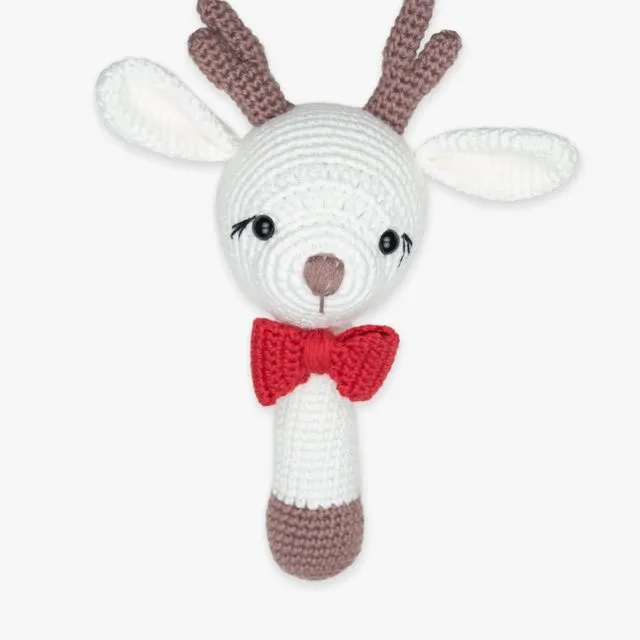 Crochet Rattle / Rudolph the reindeer