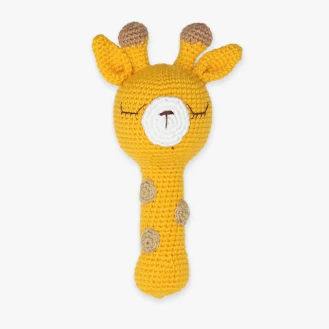 Crochet Rattle / Gigi the giraffe