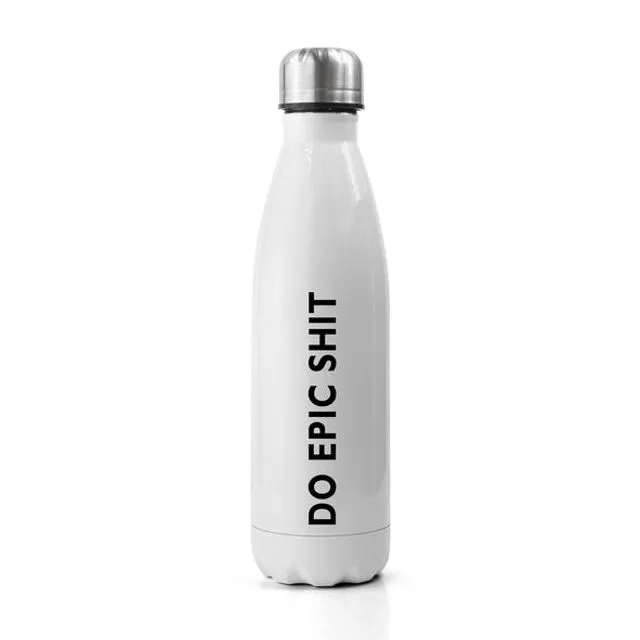 Do Epic Shit White Water Bottle (Case of 6)