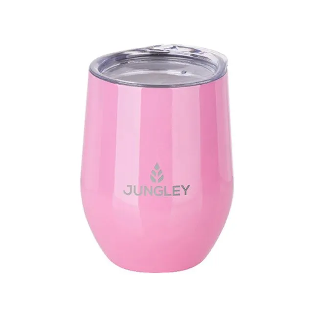 Gloss Stemless Wine Tumbler - Pink (Case of 4)