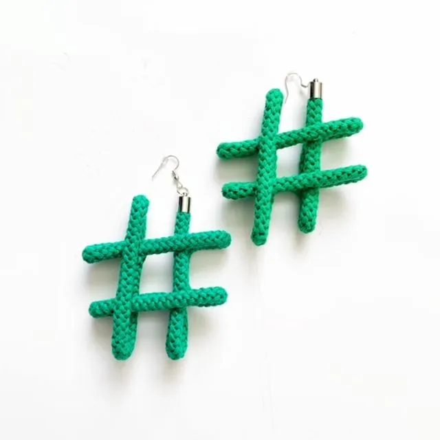 The Hashtag Earrings