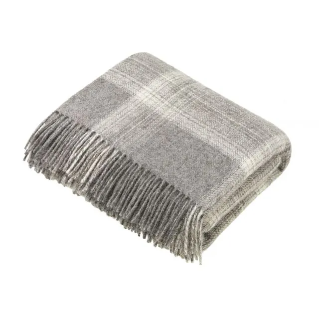 New Natural Collection - Ombre Check Gray - Pure New Wool