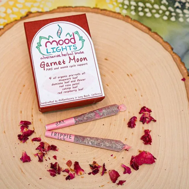 Garnet Moon Mood Lights Herbal Smoke