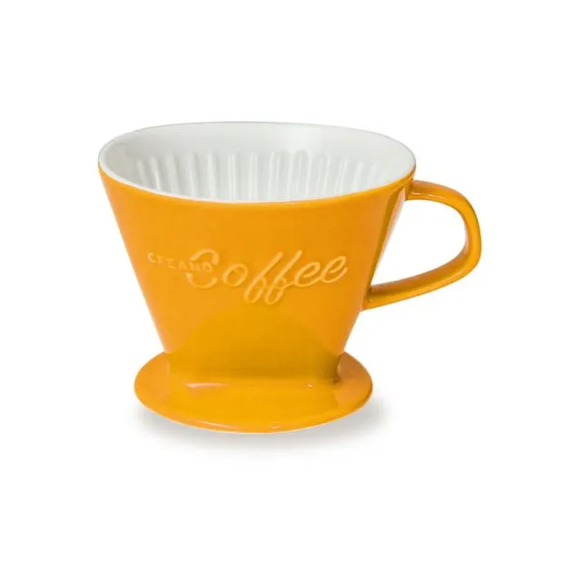 Creano coffee filter saffron yellow