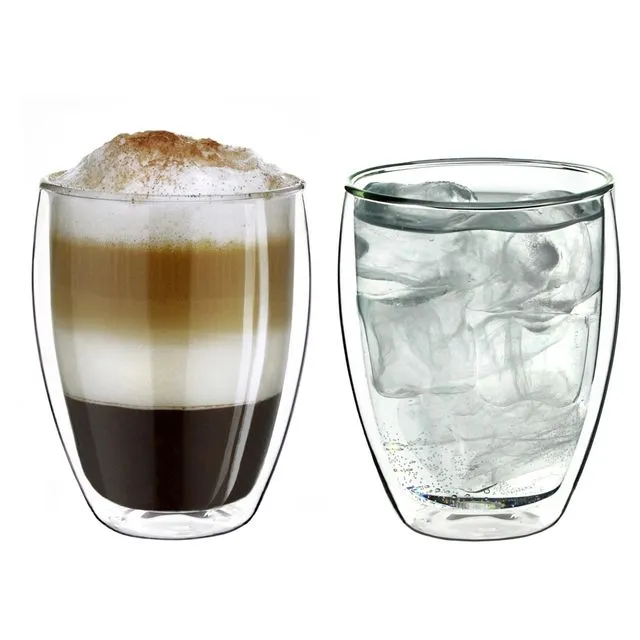 Creano double-walled thermal glass "high" | 250ml (Set of 2)