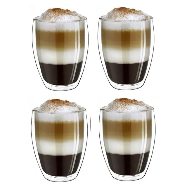 Creano double-walled thermal glass "high" | 250ml (Set of 4)
