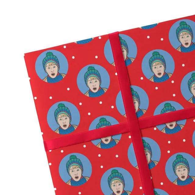 2 Sheets Home Alone Christmas Wrapping Paper