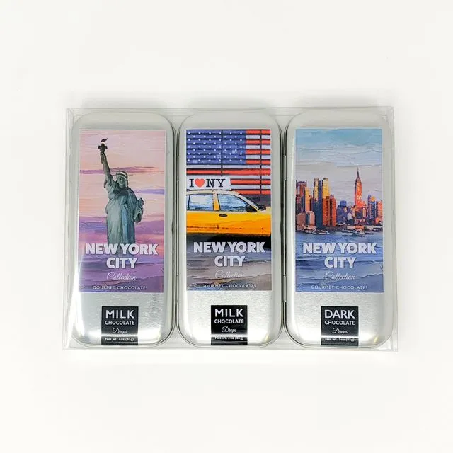 New York Collection - City Collection - 3 tin Gift Set