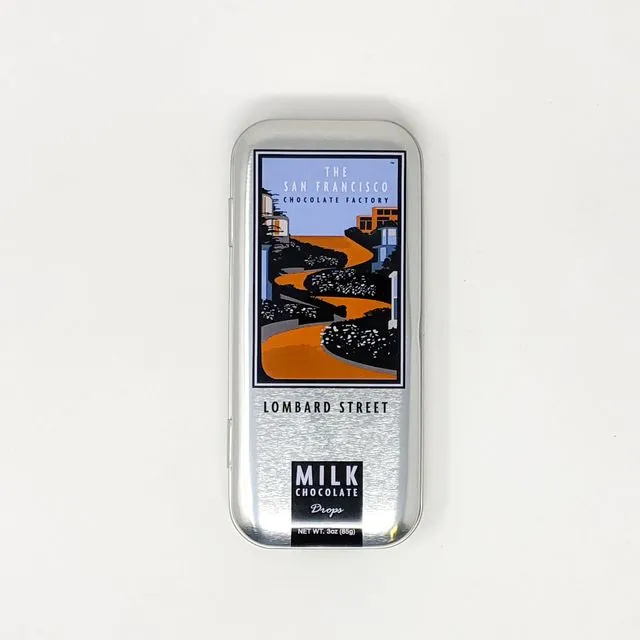 San Francisco Landmark - Lombard Street - Milk Chocolate