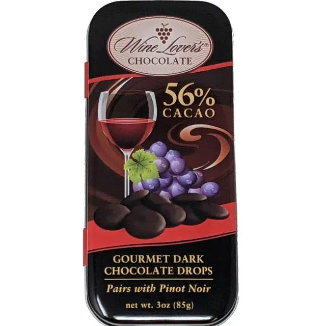 3oz Tin Wine Lover's Chocolate - Pairs with Pinot Noir