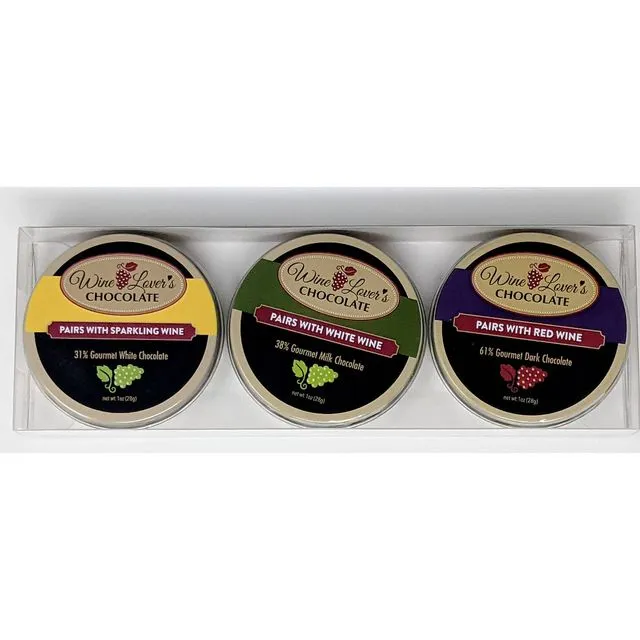 Wine Lover's Classic Mix ? 3 Tin SR Pairing Collection