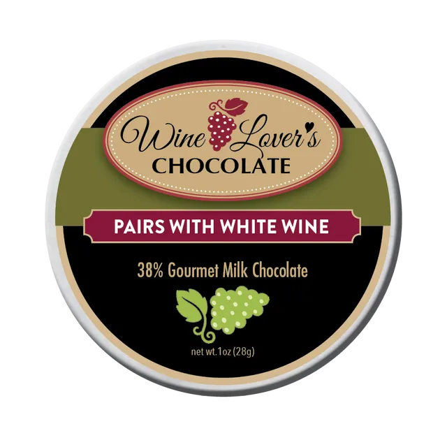 1oz Tin Wine Lover's Chocolate - Pairs with White Wines