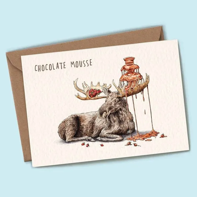 Chocolate Mousse Card