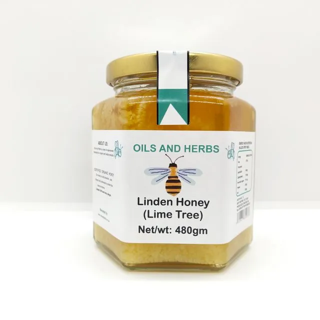 Bulgarian Organic and Raw Honey- Linden Flavour 240GMS