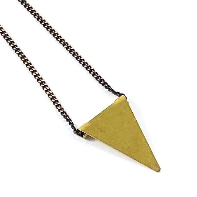 Short Geometric Necklace (Triangle)