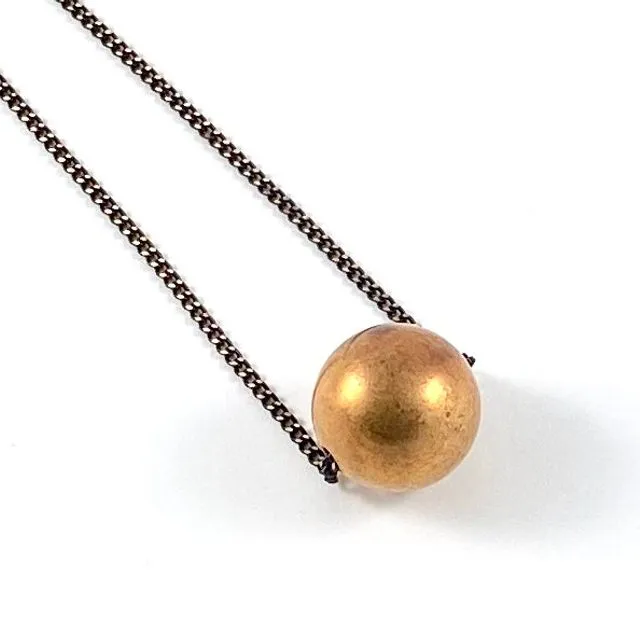 Short Geometric Necklace (Vintage Ball)
