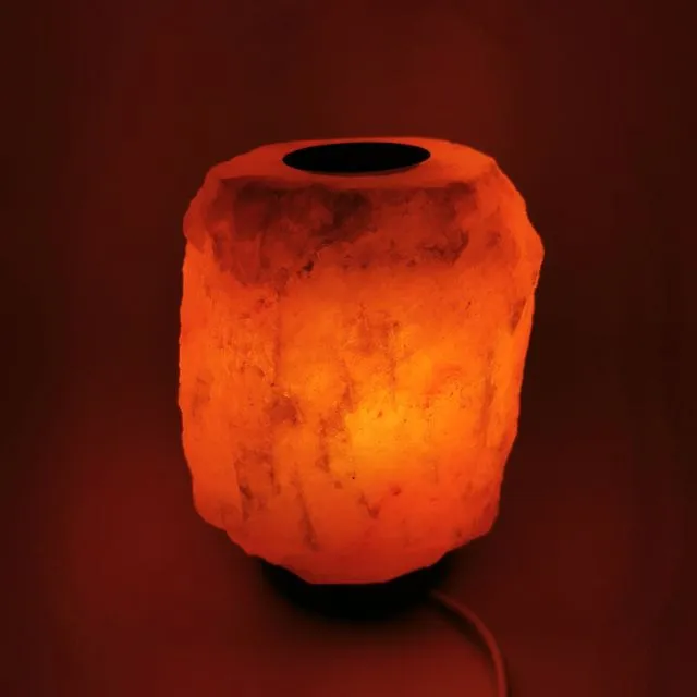 Himalayan Salt Crystal Lamps (Pyramid, Cube, Oval/Egg, Natural Aroma Lamp) Aroma Lamp