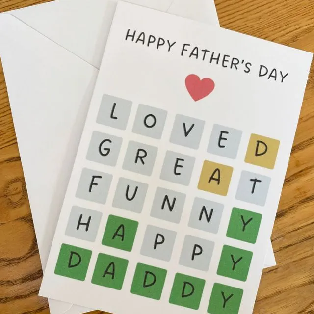 Dad you mean the wordle to me | Father’s Day cards