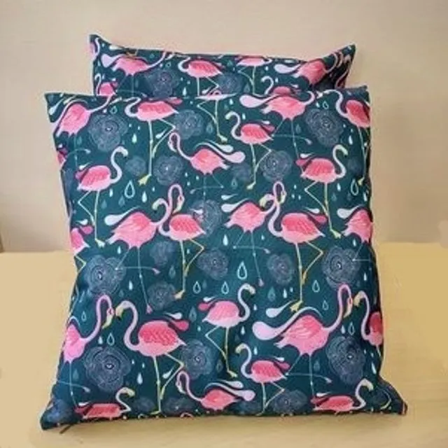 Pink Flamingos Outdoor garden Cushion
