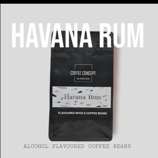 250G/500G Havana Rum Flavoured Whole Coffee Beans