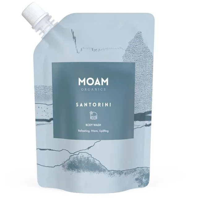 Organic Body Wash Refill Pouch - Santorini